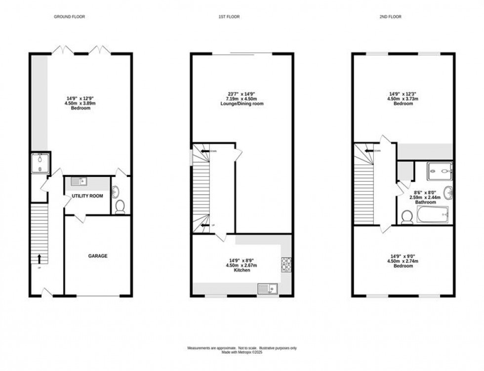 Floorplan for Cyril Bell Close, Lymm