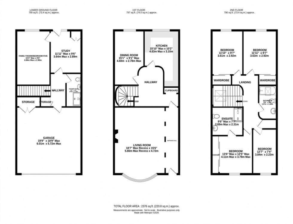Floorplan for Norwood Park, Booth Road, Altrincham