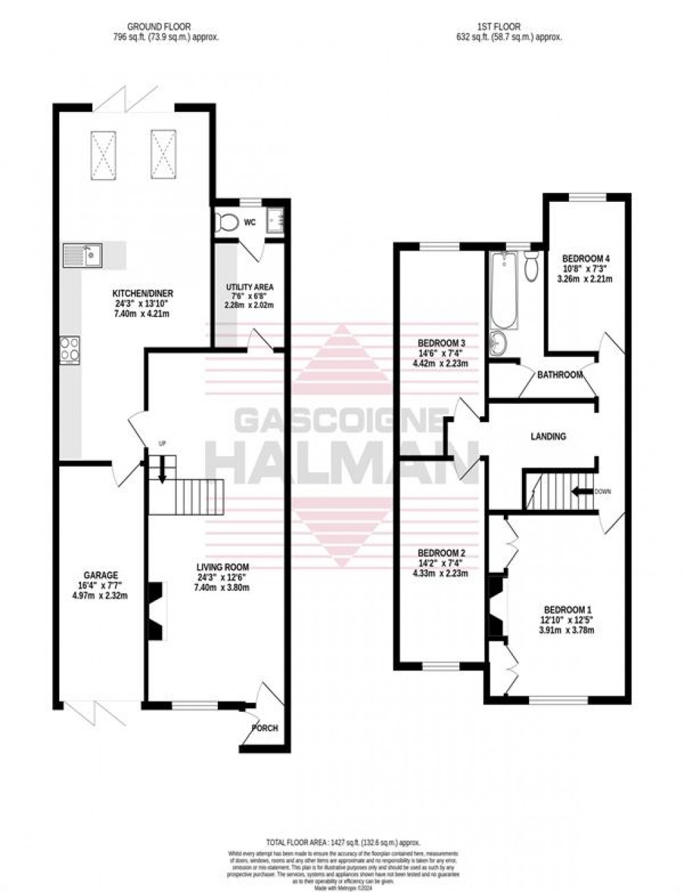 Floorplan for Greenbank Road, Gatley