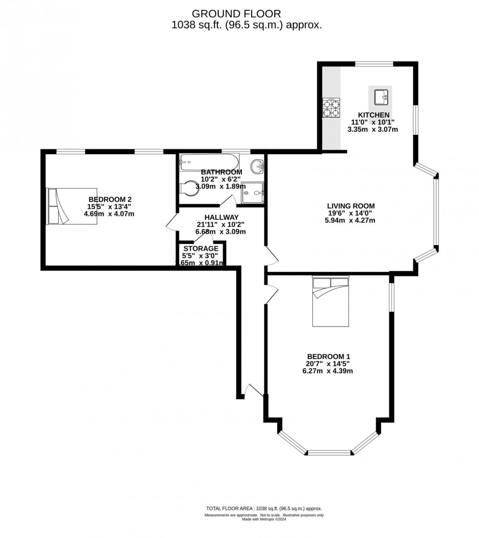 Floorplan for Palatine Road, Didsbury