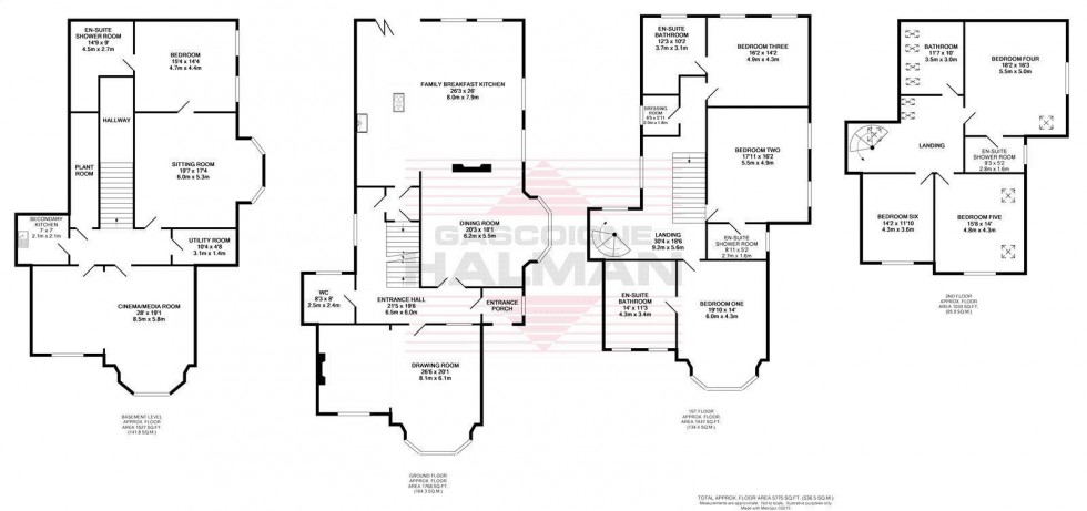 Floorplan for Cavendish Road, Bowdon