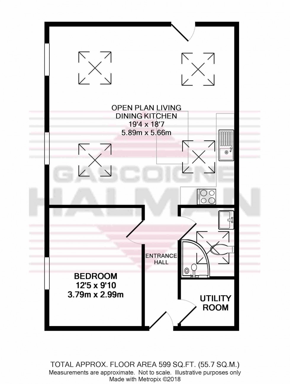 Floorplan for Sandlow Green Farm, Holmes Chapel Road, Holmes Chapel