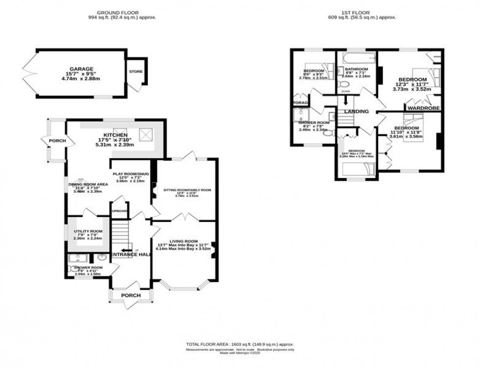 Floorplan for Bloomsbury Lane, Timperley, Altrincham