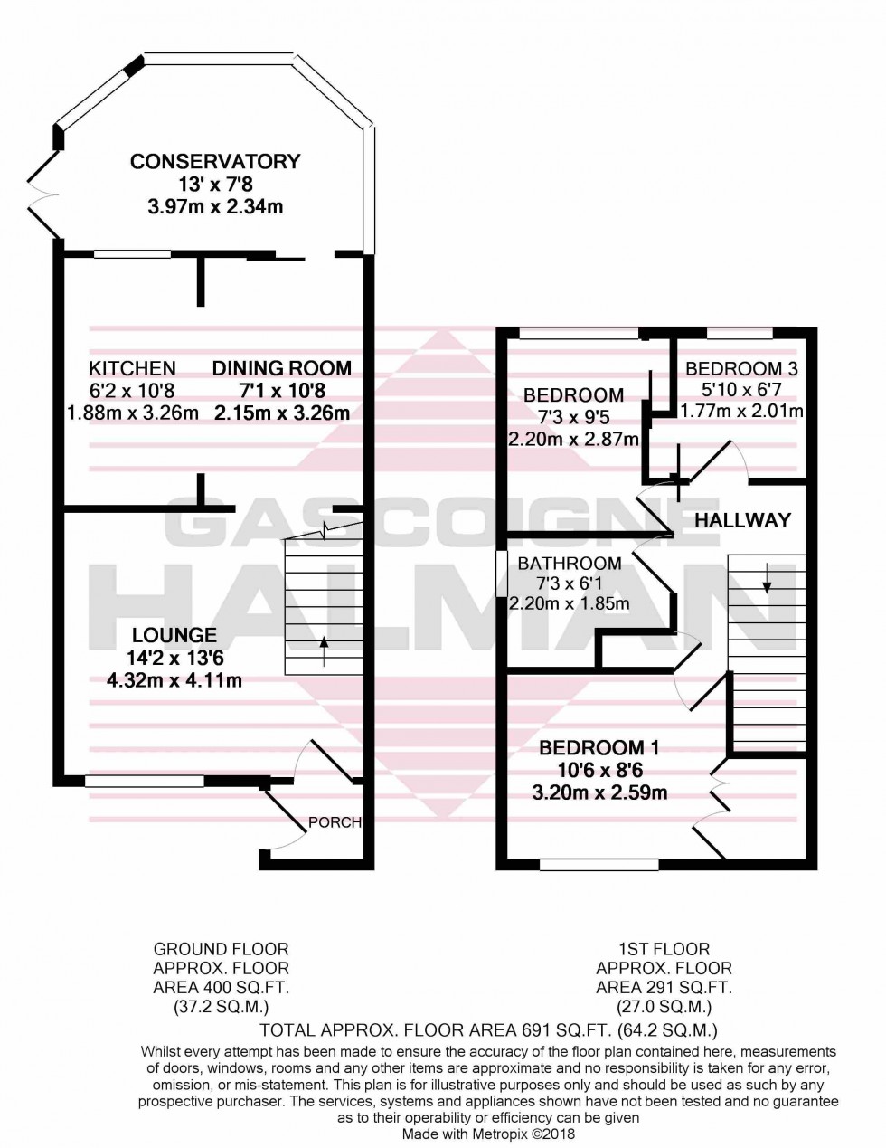 Floorplan for Chevington Drive, Heaton Mersey
