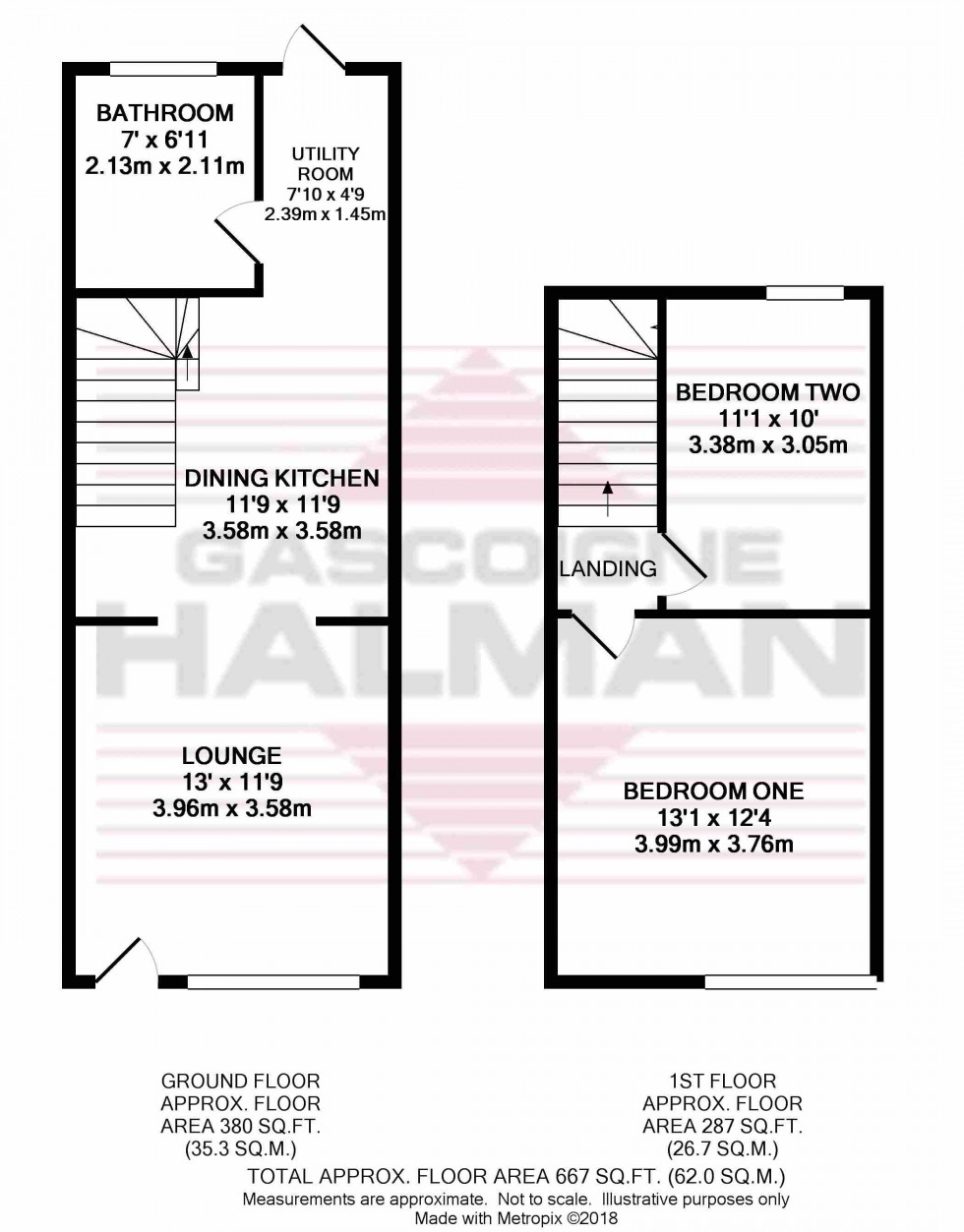 Floorplan for Station Street, Macclesfield
