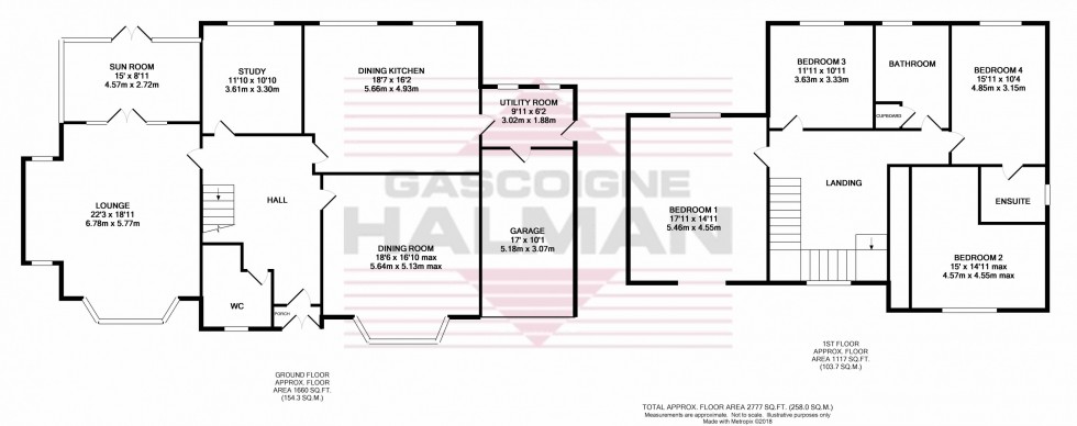Floorplan for Carrwood Avenue, Bramhall