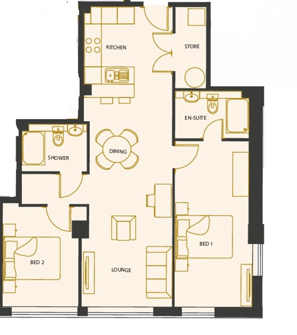 Floorplan for Washway Road, Sale Point, M33