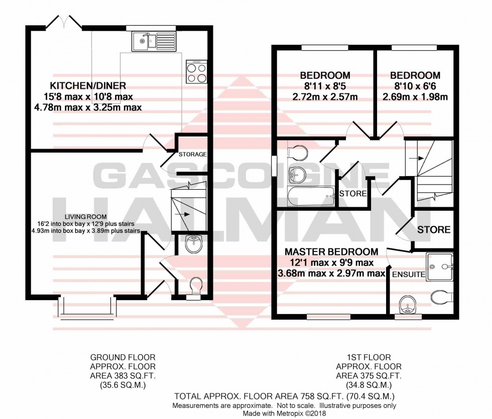 Floorplan for Severn Way, Holmes Chapel
