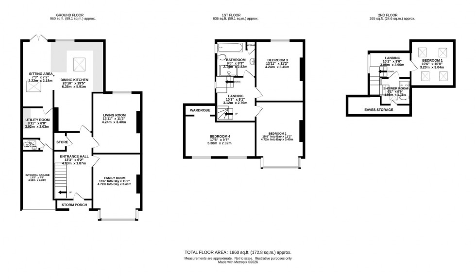 Floorplan for Parrs Wood Road, Didsbury, M20