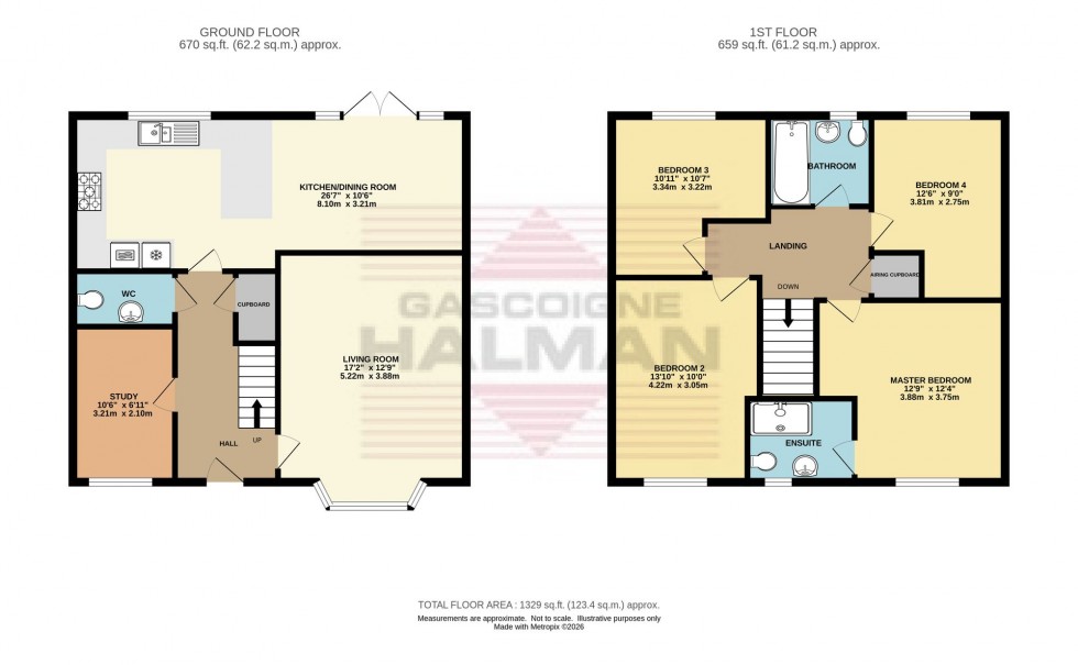 Floorplan for Cherry Grove, Glossop, SK13