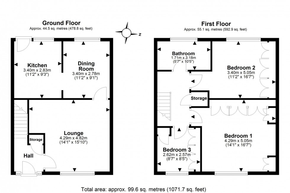 Floorplan for Crosland Terrace, Helsby, WA6