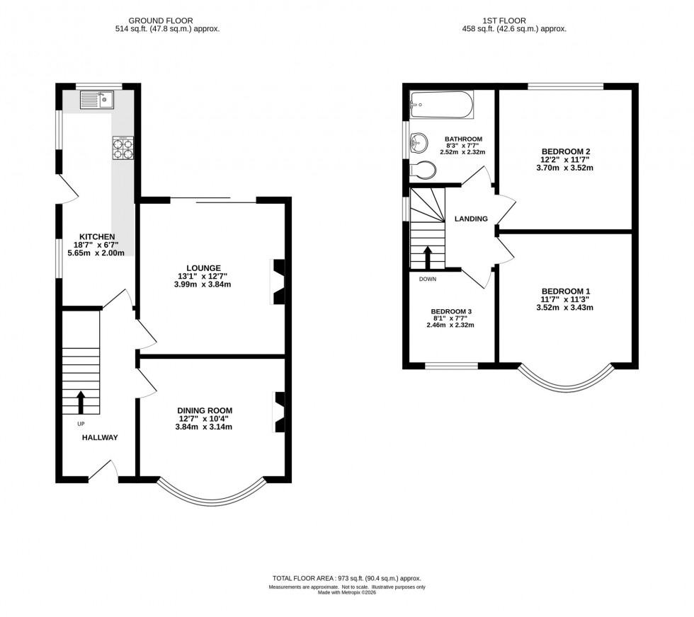 Floorplan for Windsor Avenue, Stockport, SK4