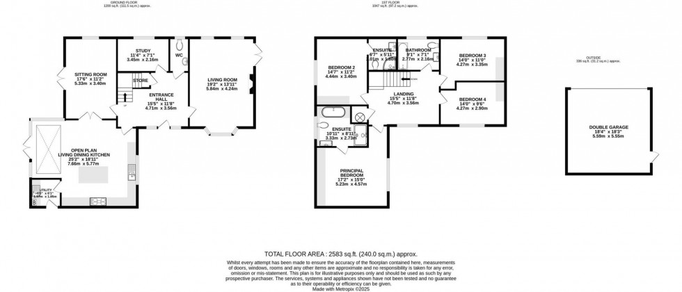 Floorplan for Church Road, Wilmslow, SK9
