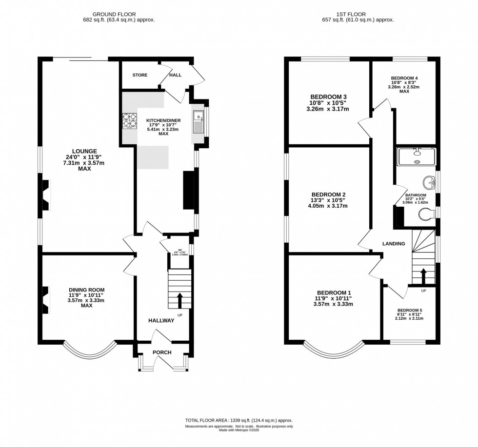 Floorplan for Parsonage Road, Stockport, SK4