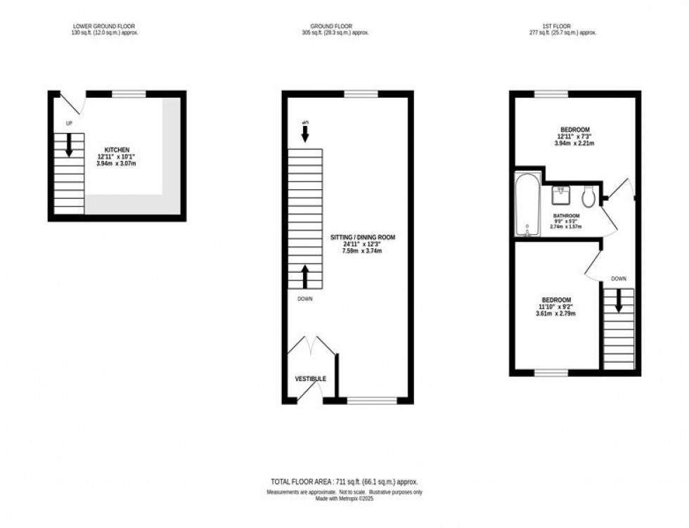 Floorplan for Bridgemont, Whaley Bridge, High Peak