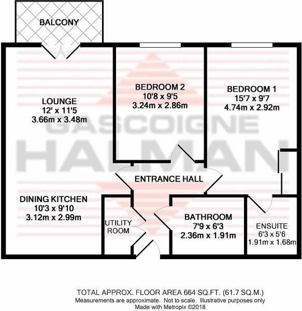 Floorplan for Emperor Court, Walton, Warrington