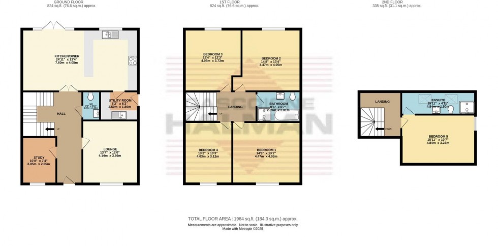 Floorplan for Adderley Place, Glossop, SK13