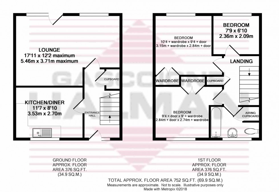 Floorplan for Crofters Court, Holmes Chapel