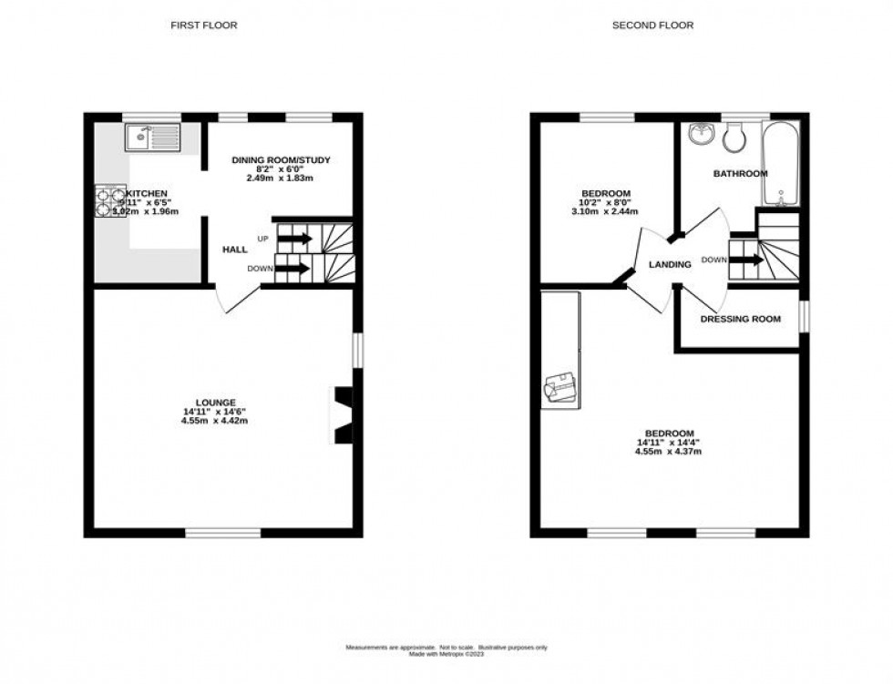 Floorplan for Market Street, Chapel-En-Le-Frith