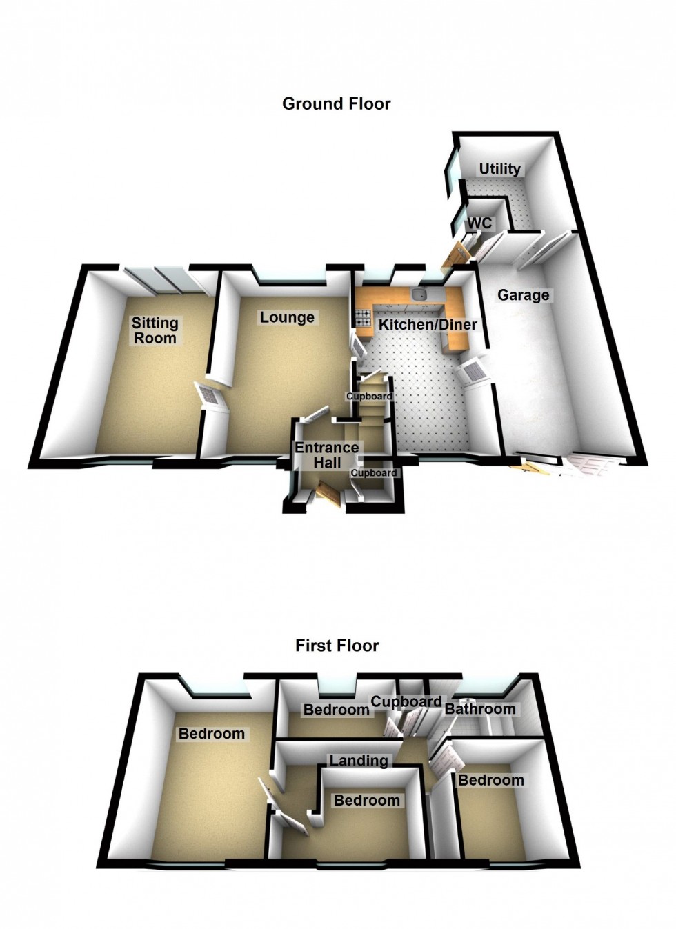 Floorplan for Willow Drive, Chapel-En-Le-Frith
