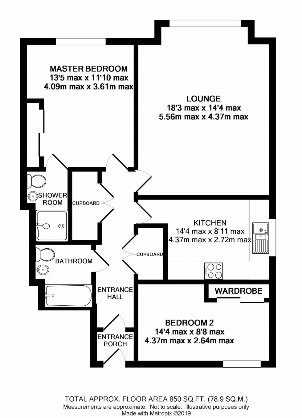Floorplan for Oakfield, Davey Lane, Alderley Edge