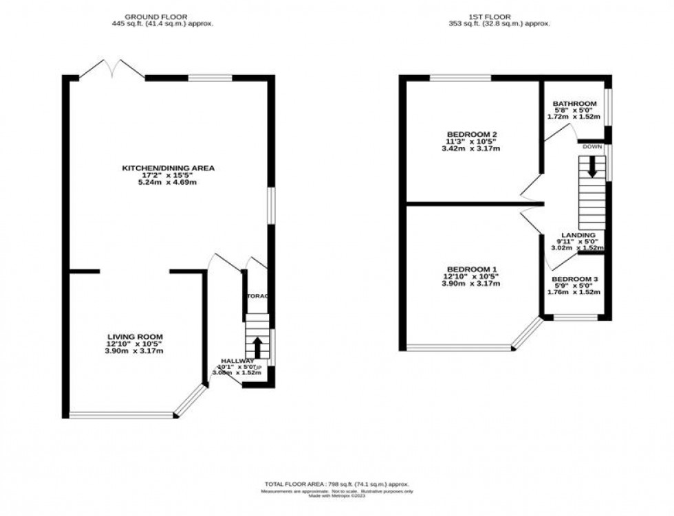 Floorplan for Tanfield Road, Didsbury