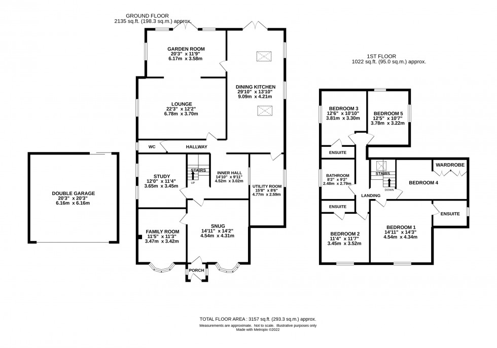 Floorplan for Buttyfold Cottage, Broad Lane, Grappenhall
