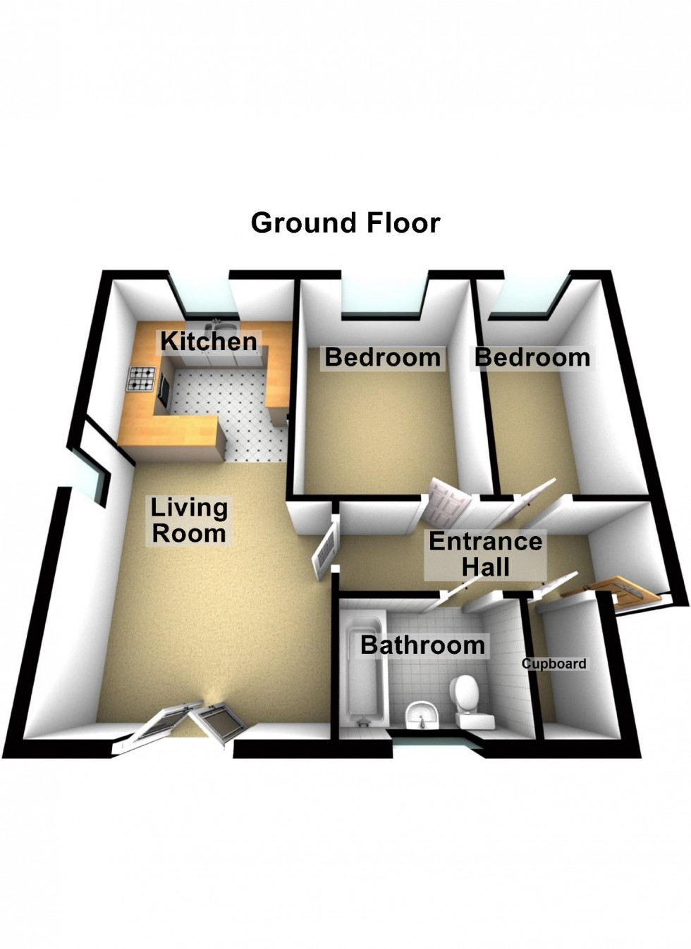 Floorplan for Sage Mews, Hayfield Road, Chapel-En-Le-Frith