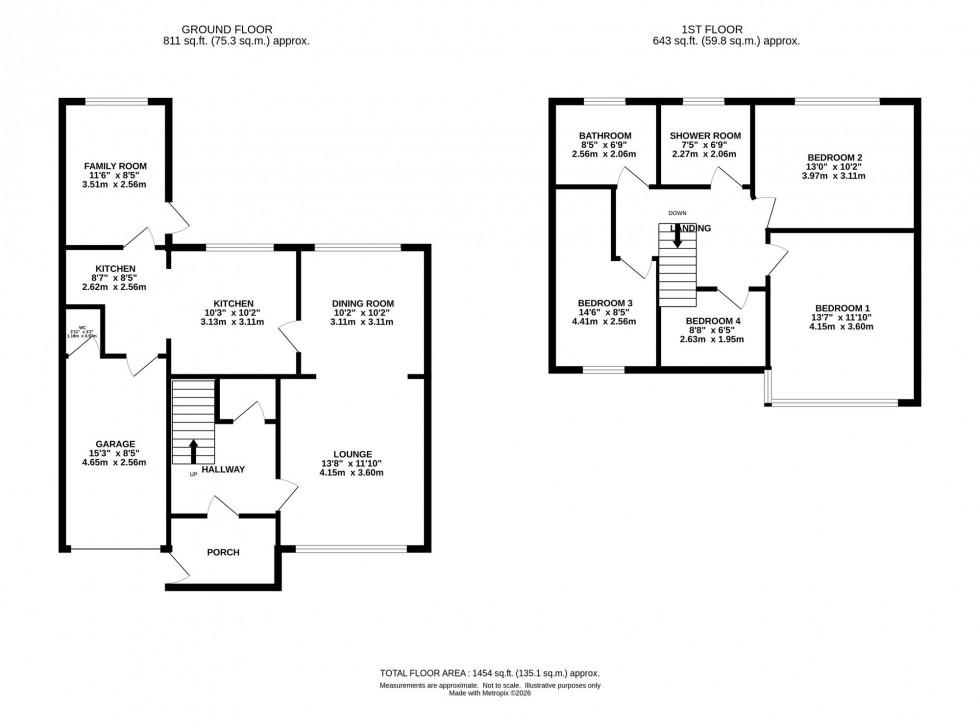 Floorplan for Brynton Close, Macclesfield, SK10