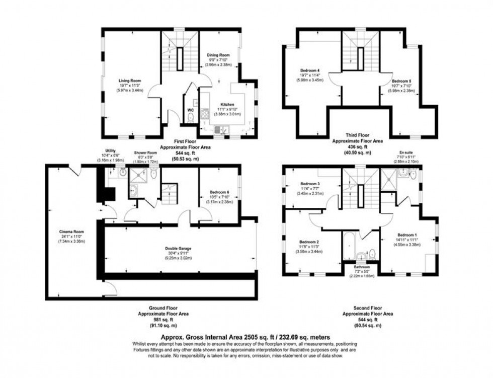 Floorplan for Eagle Brow, Lymm