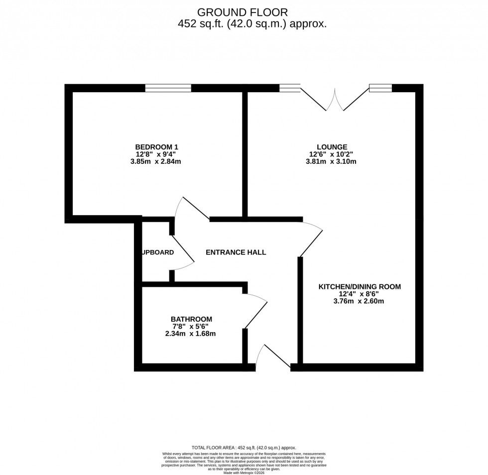 Floorplan for First Avenue, Poynton, SK12