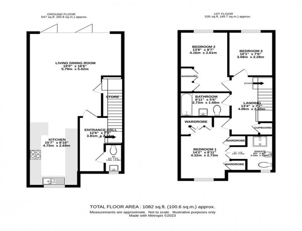 Floorplan for Broxbourne Close, West Didsbury