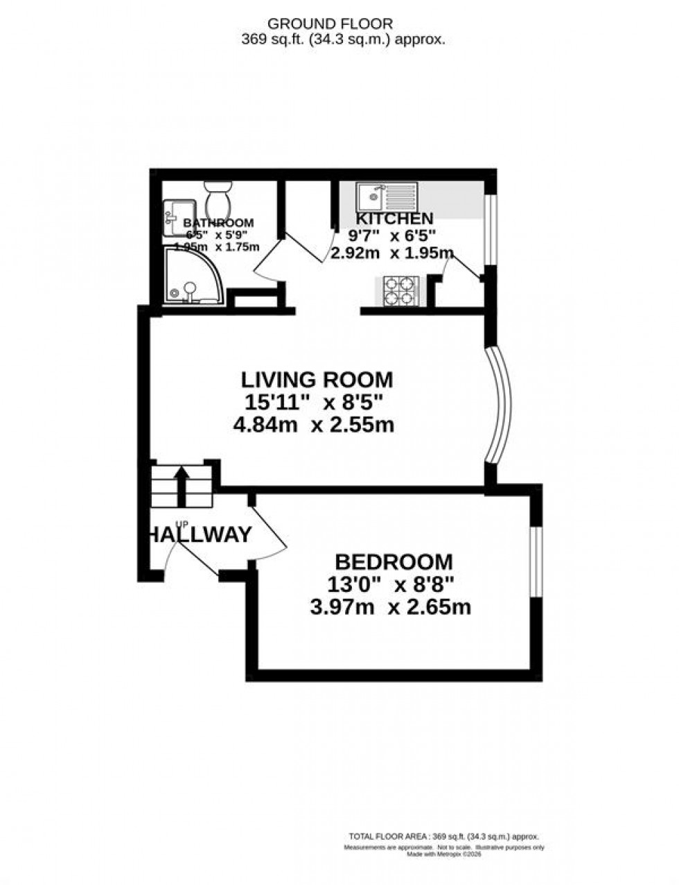 Floorplan for Wellington Road North, Heaton Chapel, Stockport