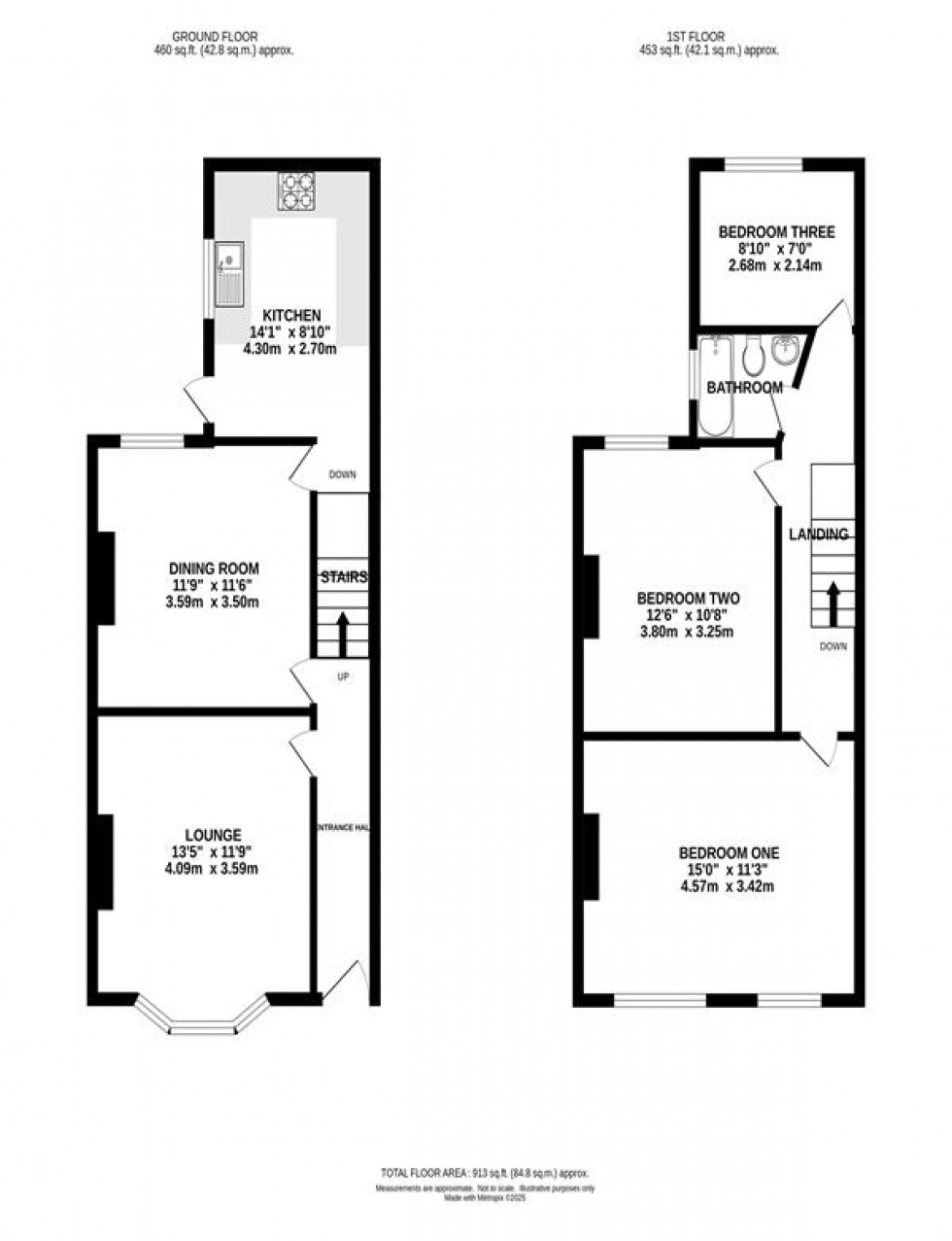 Floorplan for Albert Road, Stockport