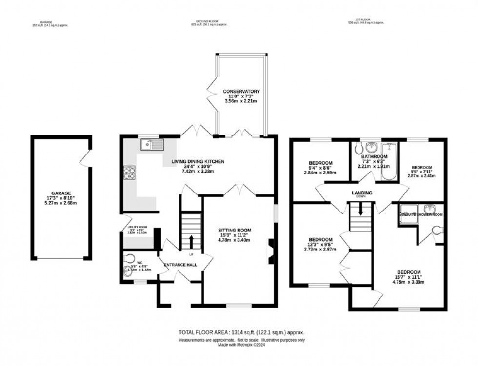 Floorplan for Shallcross Mill Road, Whaley Bridge, High Peak
