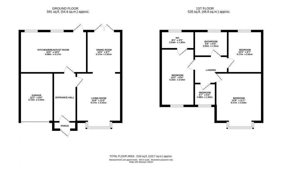 Floorplan for Norbury Drive, Marple, Stockport