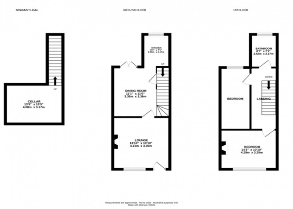 Floorplan for Bond Street, Macclesfield, SK11