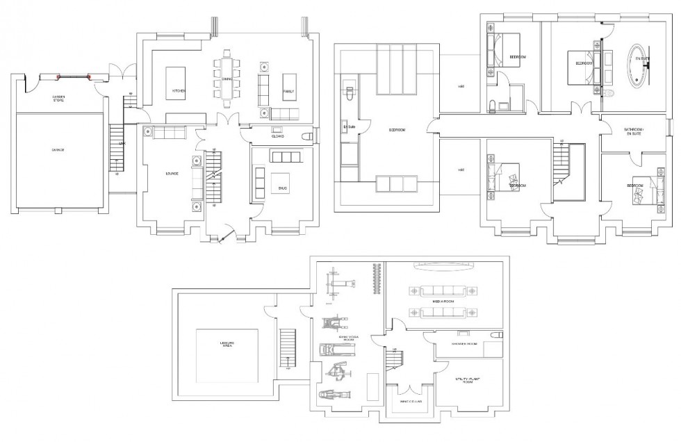 Floorplan for Ryecroft Lane, Stapleford, Near Chester