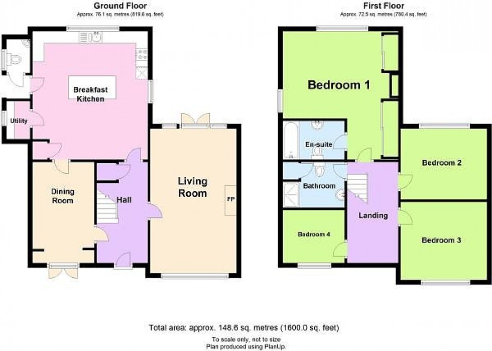 Floorplan for Chester Road, Sandiway