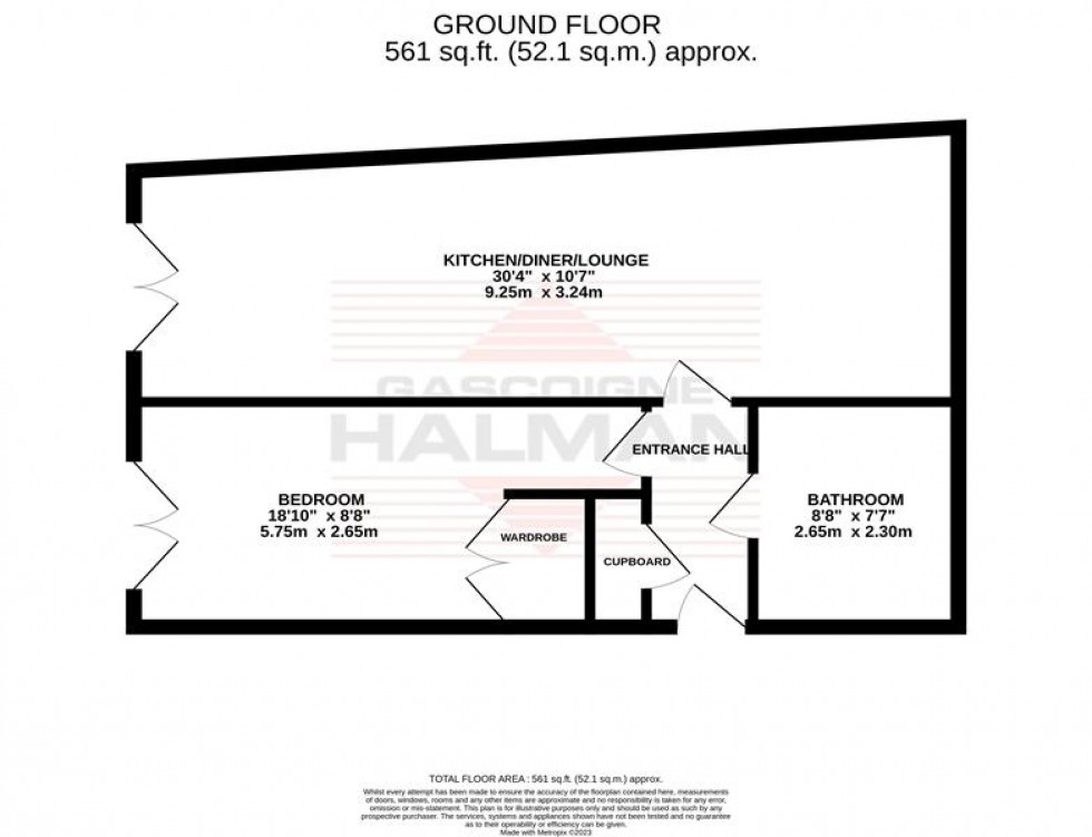 Floorplan for Massie Street, Cheadle
