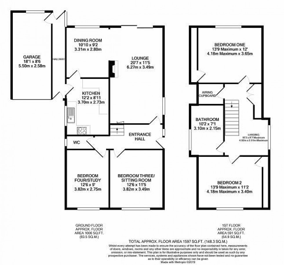 Floorplan for Church Street, Kelsall