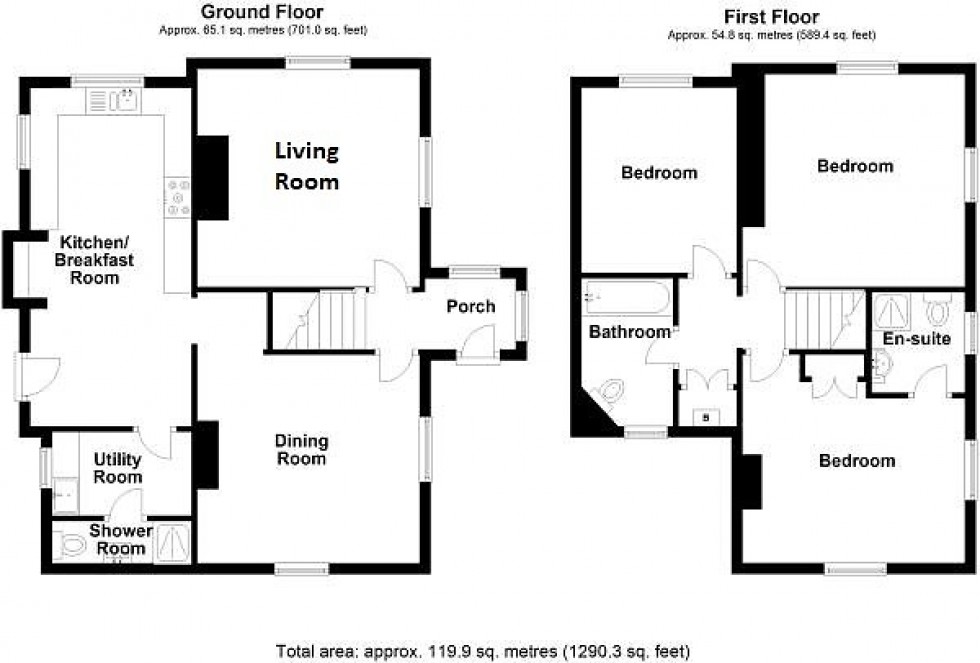 Floorplan for Hartford Road, Davenham, Northwich
