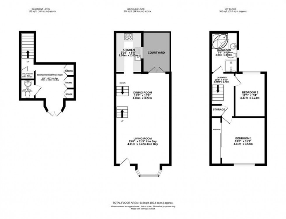 Floorplan for Albert Hill Street, Didsbury