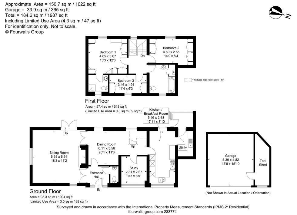 Floorplan for Walnut Tree Cottages, Primrose Lane, Alvanley, Frodsham