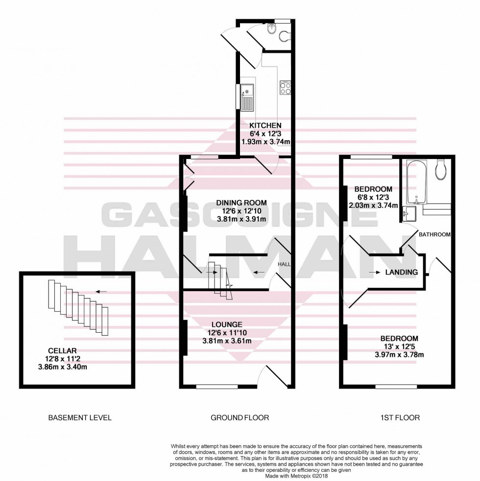Floorplan for Bardsley Street, Stockport