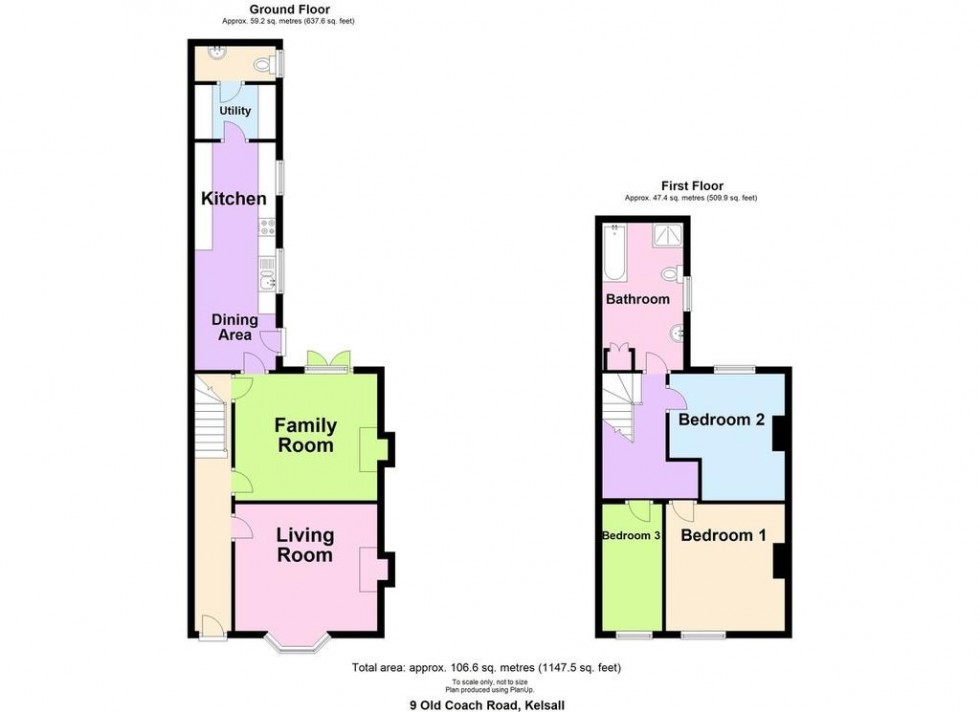 Floorplan for Old Coach Road, Kelsall, Tarporley