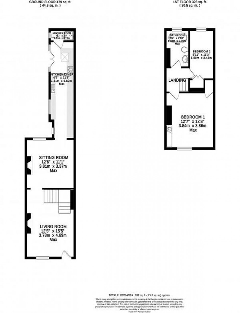 Floorplan for New Street, Wilmslow