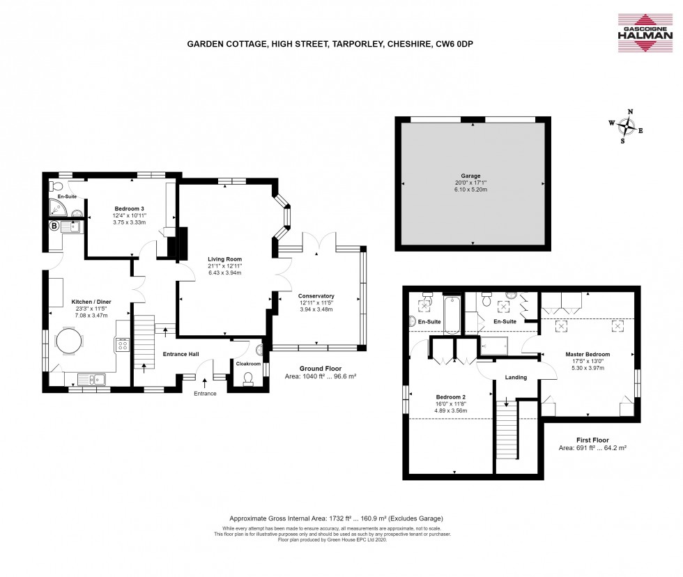 Floorplan for High Street, Tarporley