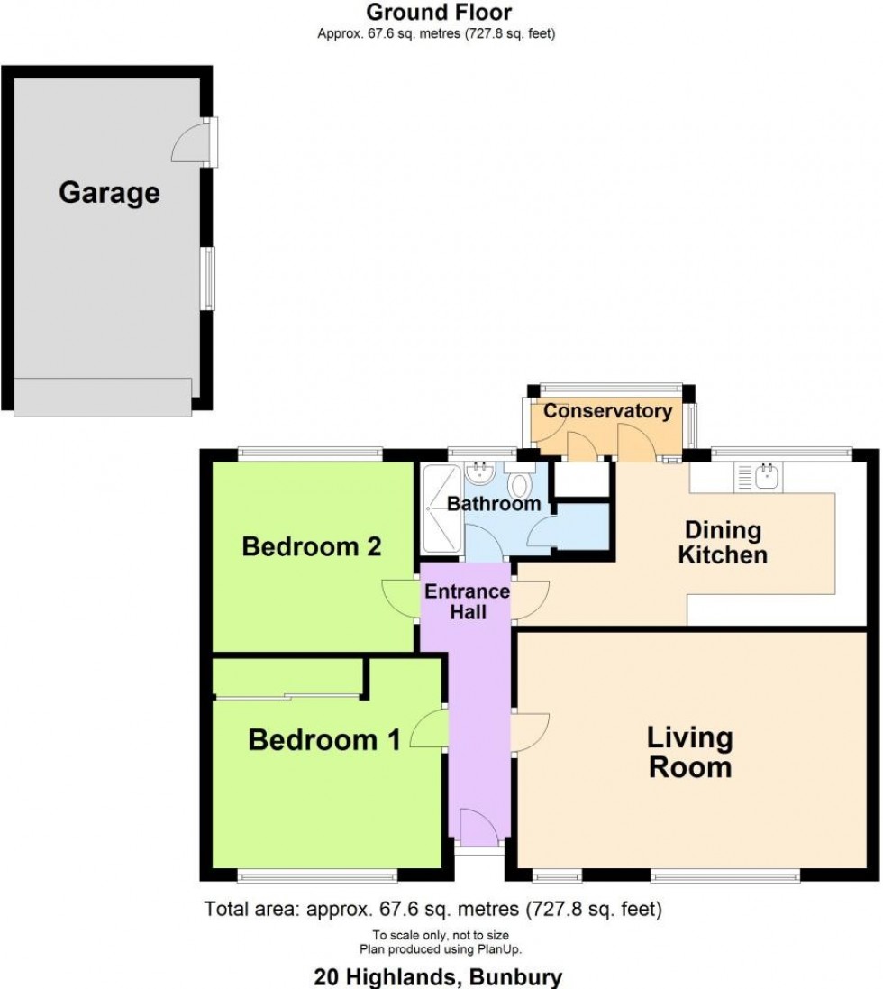 Floorplan for The Highlands, Bunbury, Tarporley