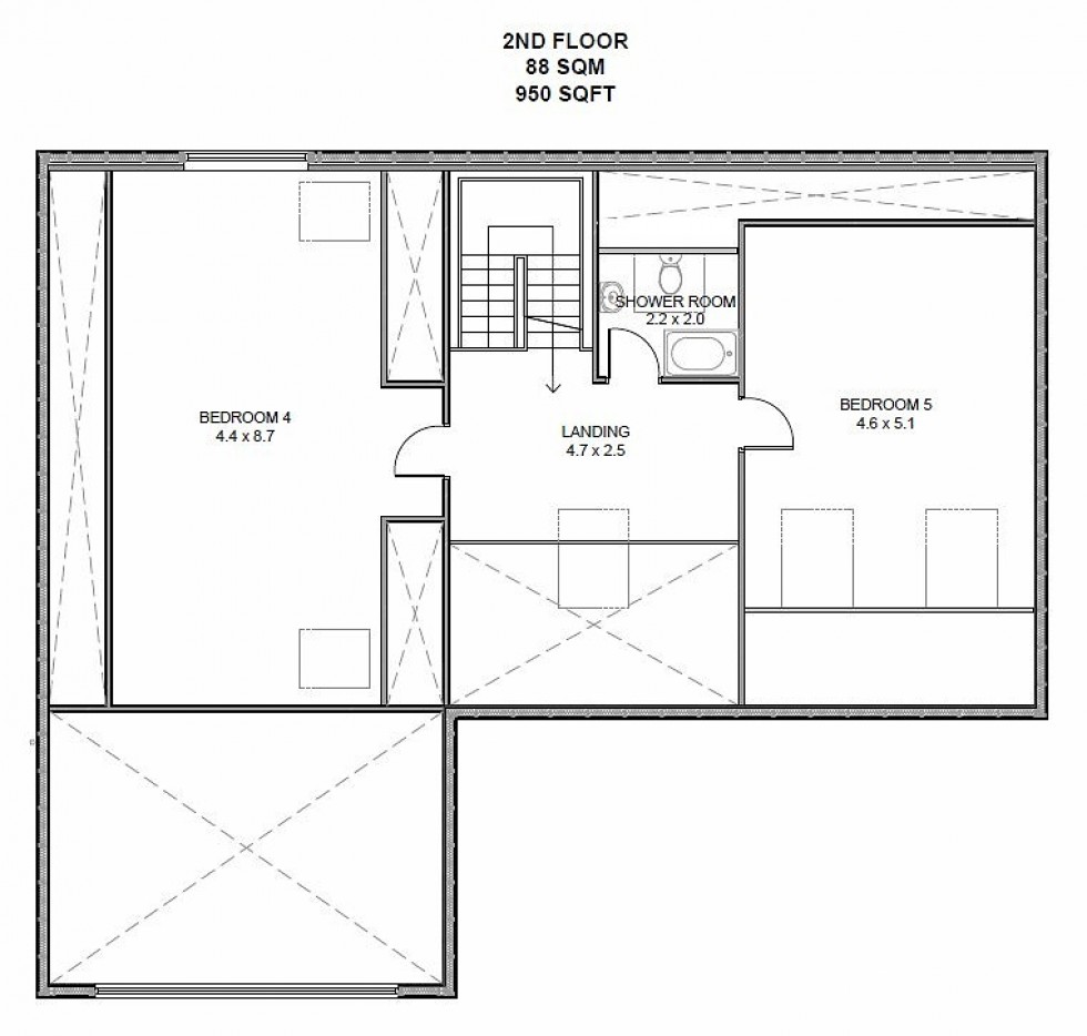 Floorplan for Hollands Lane, Kelsall, Tarporley